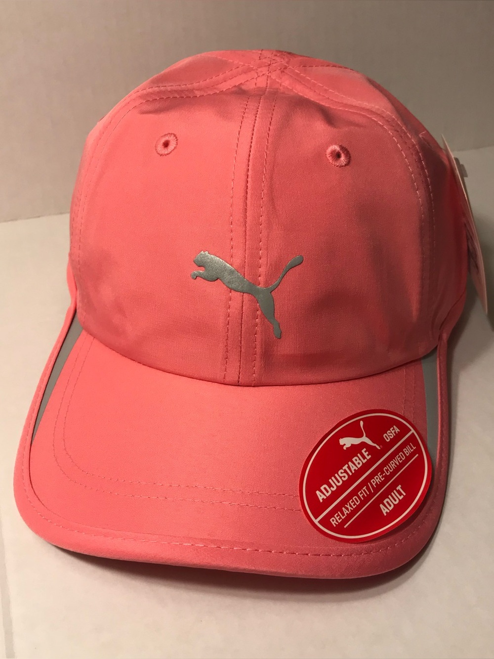 Puma Adjustable Reflective Cap Hat Pink